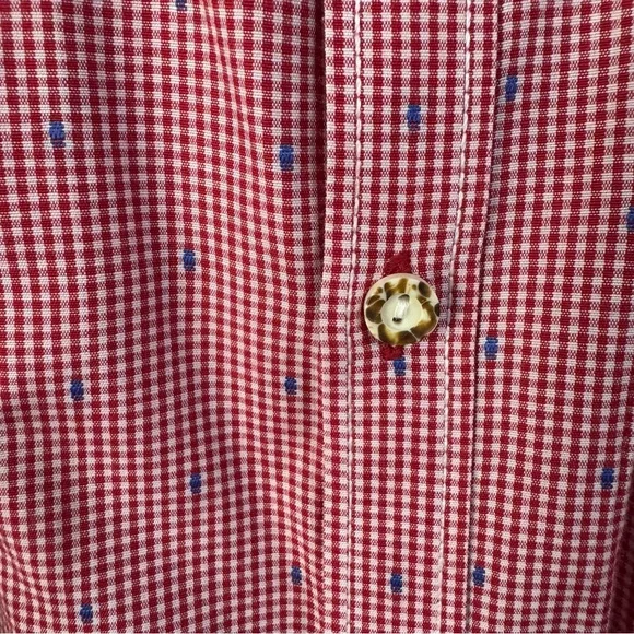 StockerpointMen's red white Button Down Shirt xxl German
